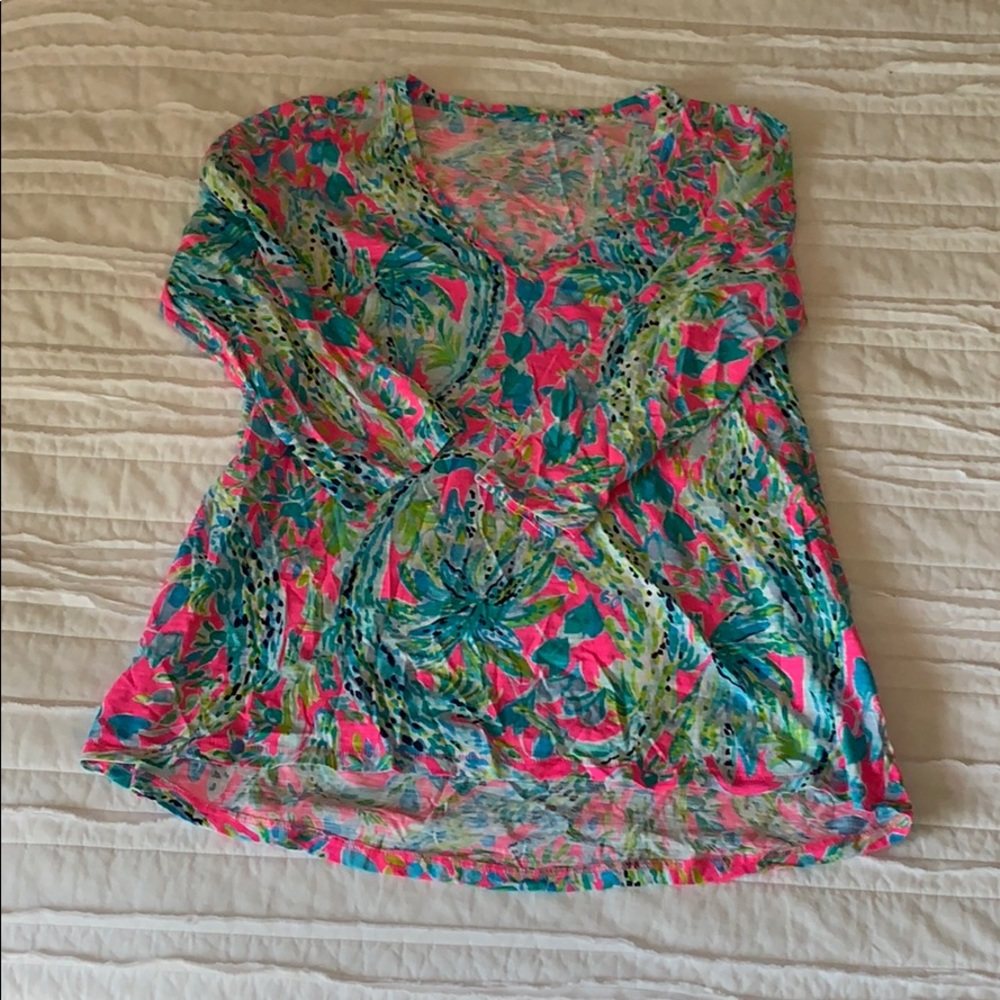 Lilly Pulitzer 3/4 sleeve top